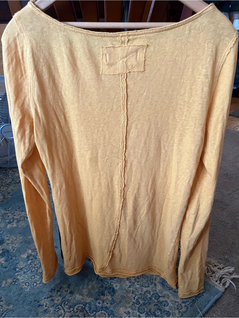 We The Free Mustard Yellow Long Sleeve Tee size large - Picture 7 of 10